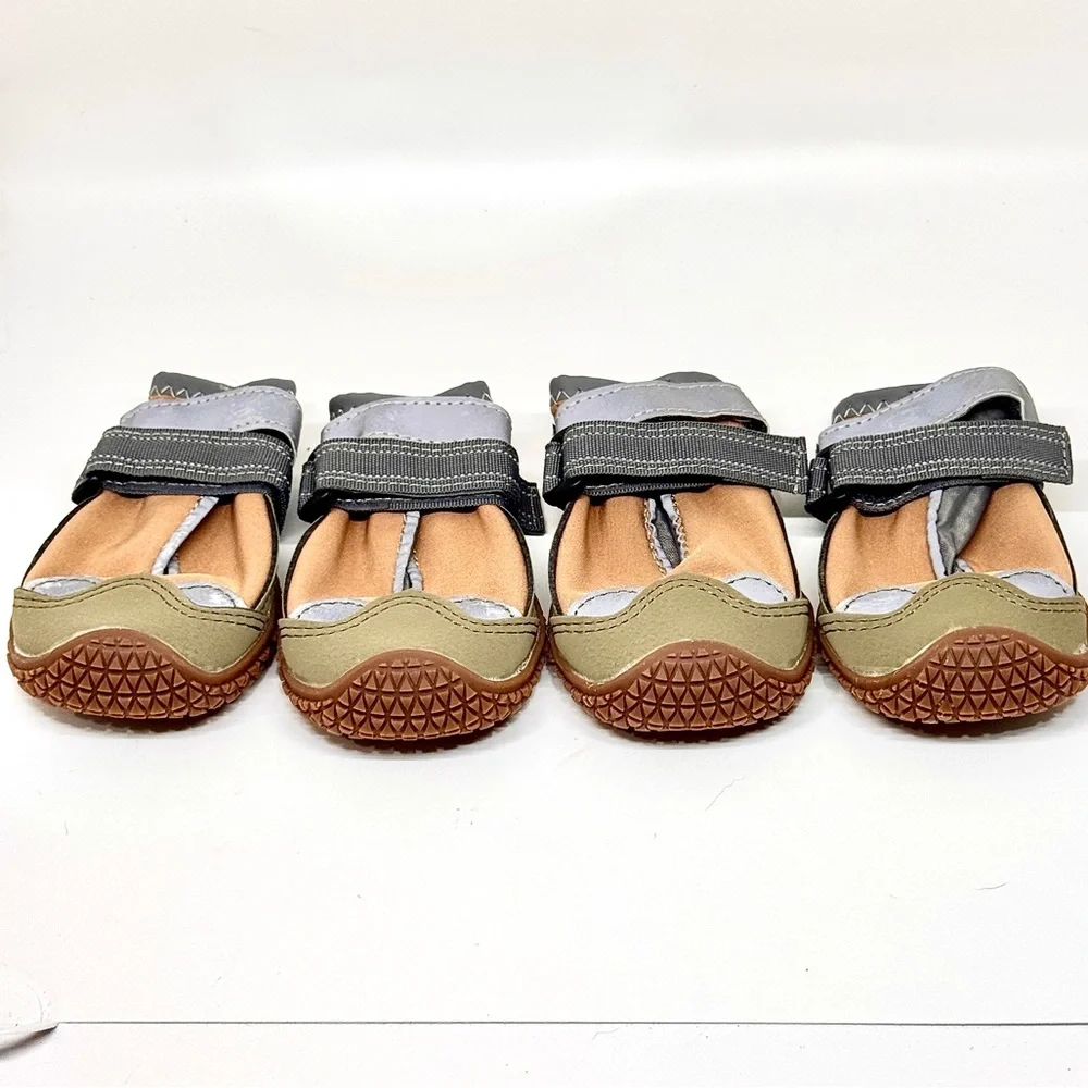 JZXOIVA DOG SHOES Size 6 Medium Paw Protection Indoor Outdoor Cold Hot Rain T269